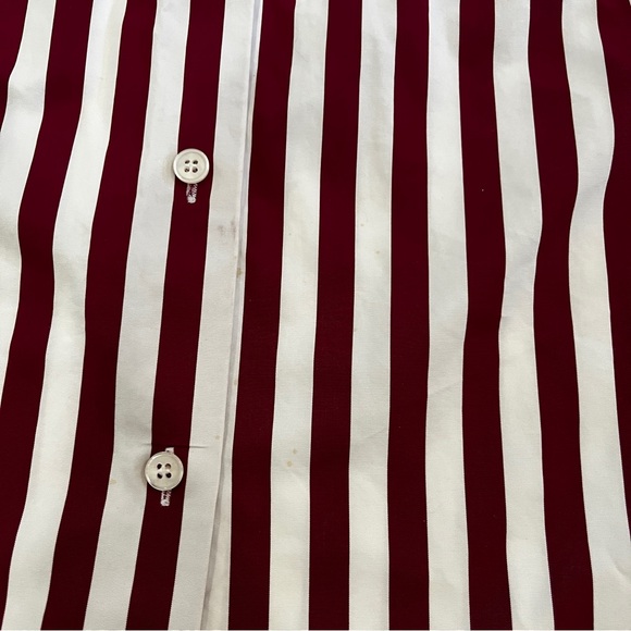 Lafayette 148 New York Striped Button Down - Picture 3 of 3